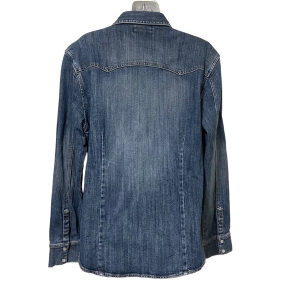 Petrol Jeans Ashley Embellished Denim Snap Shirt - Picture 7 of 12